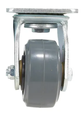 Vestil CST-KSM-4X2MR-S Rubber Swivel Caster