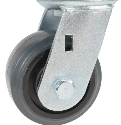 Vestil CST-KSM-4X2MR-S Rubber Swivel Caster