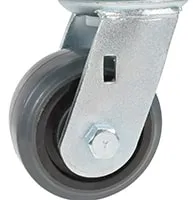Vestil CST-KSM-4X2MR-S caster wheel shown from an alternate angle