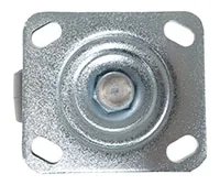 Vestil CST-KSM-4X2MR-S caster wheel shown from an alternate angle