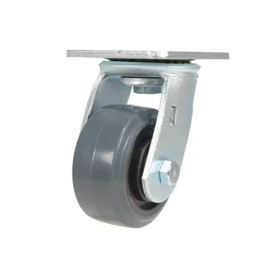 Vestil CST-KSM-4X2MR-S Rubber Swivel Caster