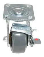 Vestil CST-KSM-4X2MR-SWB caster wheel shown from an alternate angle