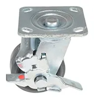 Vestil CST-KSM-4X2MR-SWB caster wheel shown from an alternate angle