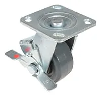 Vestil CST-KSM-4X2MR-SWB caster wheel shown from an alternate angle