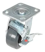 Vestil CST-KSM-4X2MR-SWB caster wheel shown from an alternate angle