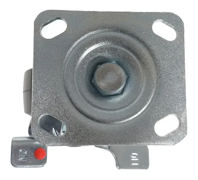 Vestil CST-KSM-4X2MR-SWB Rubber Swivel With Brake Caster