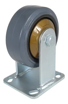 Vestil CST-KSM-5X2MR-R Rubber Rigid Caster