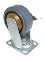 Vestil CST-KSM-5X2MR-SWB caster wheel shown from an alternate angle