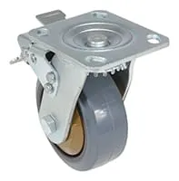Vestil CST-KSM-5X2MR-SWTB caster wheel shown from an alternate angle