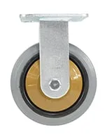 Vestil CST-KSM-6X2MR-R caster wheel shown from an alternate angle