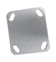 Vestil CST-KSM-6X2MR-R caster wheel shown from an alternate angle