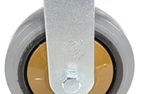 Vestil CST-KSM-6X2MR-R caster wheel shown from an alternate angle