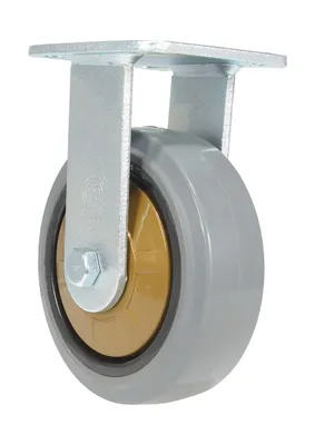Vestil CST-KSM-6X2MR-S caster wheel shown from an alternate angle