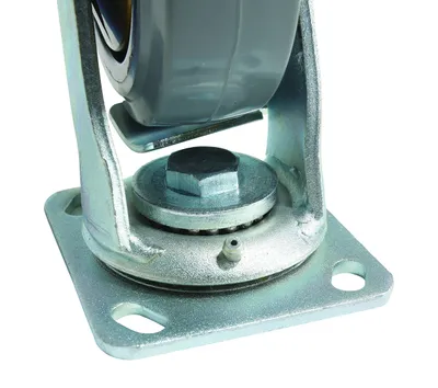 Vestil CST-KSM-6X2MR-SWB caster wheel shown from an alternate angle