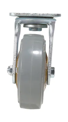 Vestil CST-KSM-6X2MR-SWTB caster wheel shown from an alternate angle