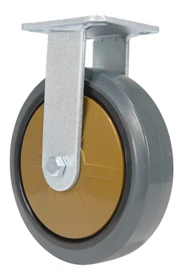 Vestil CST-KSM-8X2MR-R caster wheel shown from an alternate angle