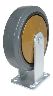 Vestil CST-KSM-8X2MR-R caster wheel shown from an alternate angle