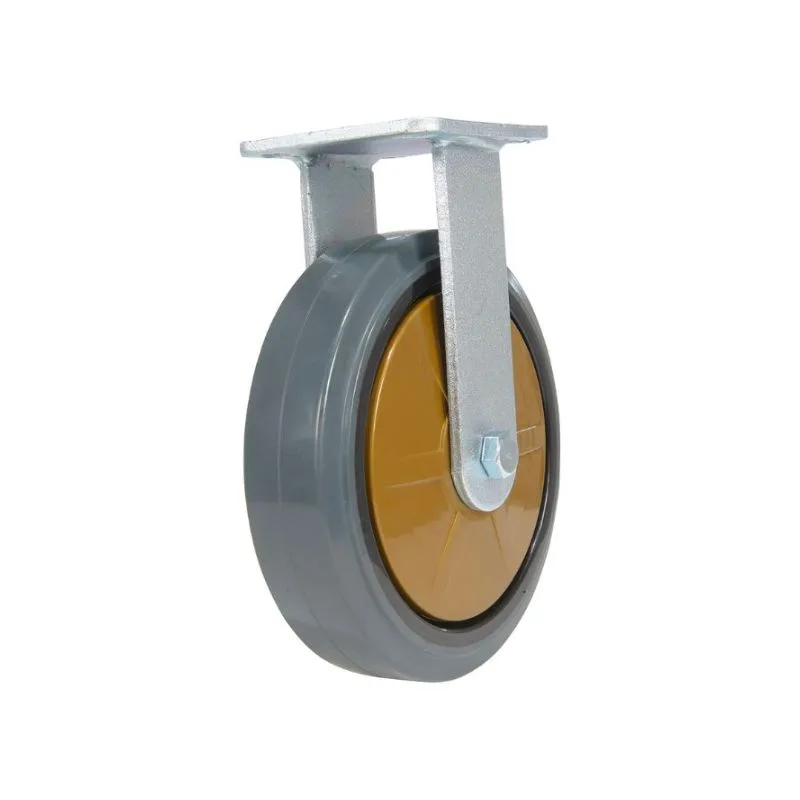 Vestil CST-KSM-8X2MR-R Rubber Rigid Caster