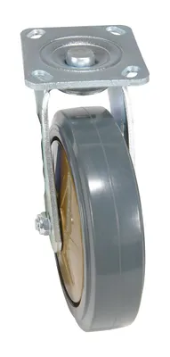 Vestil CST-KSM-8X2MR-S caster wheel shown from an alternate angle