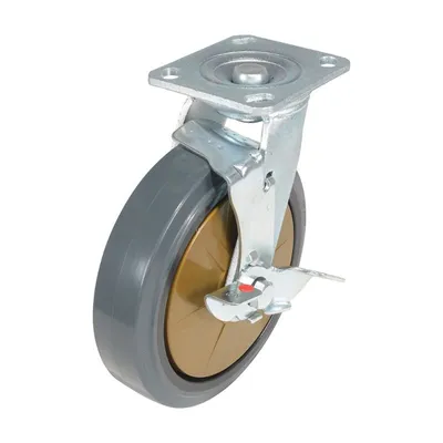Vestil CST-KSM-8X2MR-SWB caster wheel shown from an alternate angle