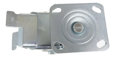 Vestil CST-KSM-8X2MR-SWTB caster wheel shown from an alternate angle