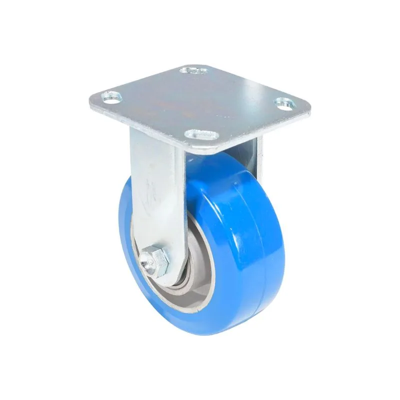 Vestil CST-PB-5X2PUA-R Polyurethane Precision Ball Bearing Rigid Caster (1)