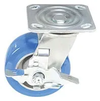 Vestil CST-PB-5X2PUA-SWB caster wheel shown from an alternate angle