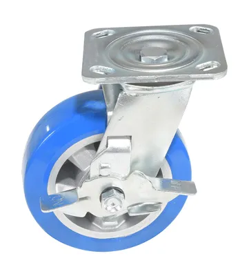 Vestil CST-PB-6X2PUA-SWB Polyurethane Precision Ball Bearing Swivel With Brake Caster