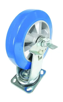 Vestil CST-PB-8X2PUA-SWB Polyurethane Precision Ball Bearing Swivel With Brake Caster