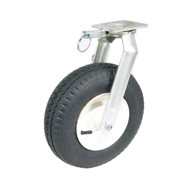 Vestil CST-PN-12X3.5-S-4L Pneumatic Swivel With 4-Position Lock Caster
