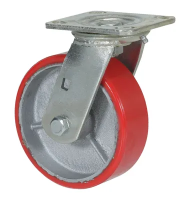 Vestil CST-PU-6X2-S caster wheel shown from an alternate angle