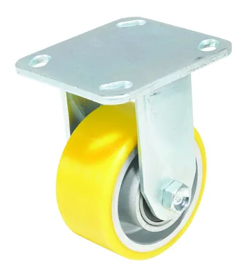 Vestil CST-PY-4X2PUA-R caster wheel shown from an alternate angle