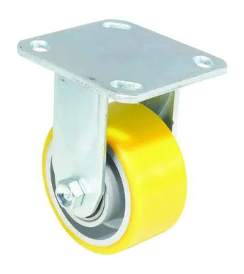 Vestil CST-PY-4X2PUA-R caster wheel shown from an alternate angle