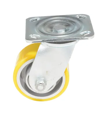 Vestil CST-PY-4X2PUA-S caster wheel shown from an alternate angle
