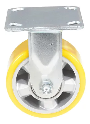 Vestil CST-PY-5X2PUA-R caster wheel shown from an alternate angle