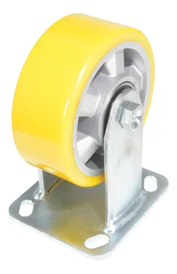 Vestil CST-PY-5X2PUA-R caster wheel shown from an alternate angle