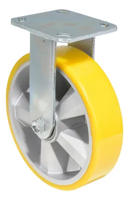 Vestil CST-PY-8X2PUA-R caster wheel shown from an alternate angle