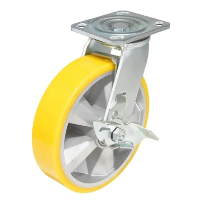 Vestil CST-PY-8X2PUA-SWB Polyurethane Swivel With Brake Caster