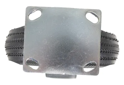 Vestil CST-VE-10X3PNU-R caster wheel shown from an alternate angle