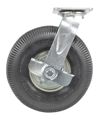 Vestil CST-VE-10X3PNU-SWB caster wheel shown from an alternate angle
