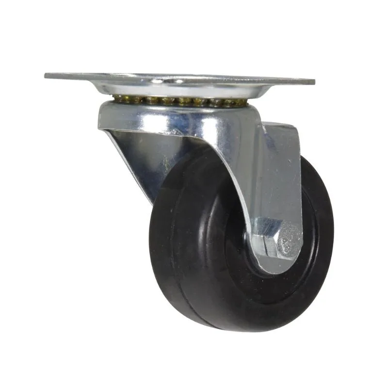 Vestil CST-VE-2X1RU-S Rubber Swivel Caster