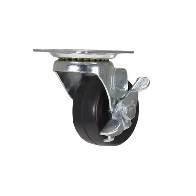 Vestil CST-VE-2X1RU-SWB caster wheel shown from an alternate angle