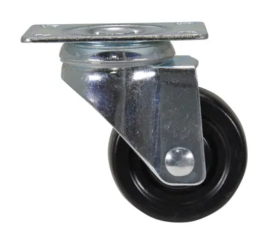 Vestil CST-VE-3X1RU-S caster wheel shown from an alternate angle