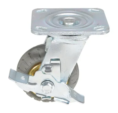 Vestil CST-VE-4X2FF-SWB Flat-Free Swivel With Brake Caster 3