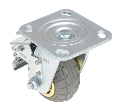 Vestil CST-VE-4X2FF-SWTB Flat-Free Swivel With Total Brake Caster 2