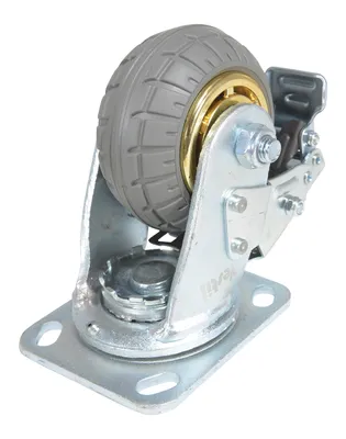 Vestil CST-VE-4X2FF-SWTB Flat-Free Swivel With Total Brake Caster 4