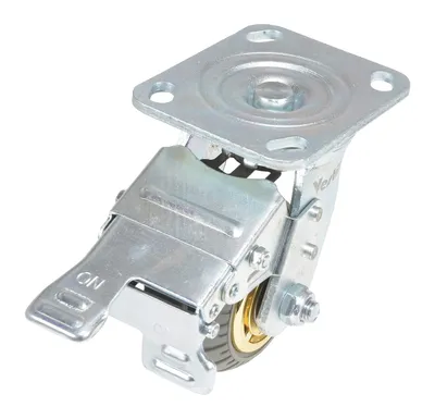 Vestil CST-VE-4X2FF-SWTB Flat-Free Swivel With Total Brake Caster