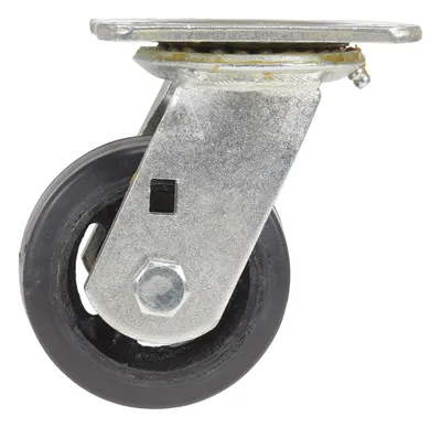 Vestil CST-VE-4X2MR-S Rubber Swivel Caster 3