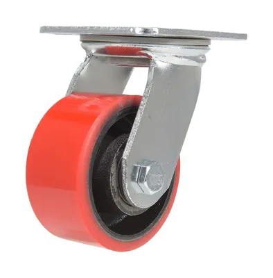 Vestil CST-VE-4X2PU-S caster wheel shown from an alternate angle