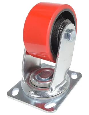 Vestil CST-VE-4X2PU-S caster wheel shown from an alternate angle